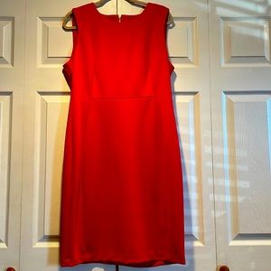 Red Calvin Klein professional dress
